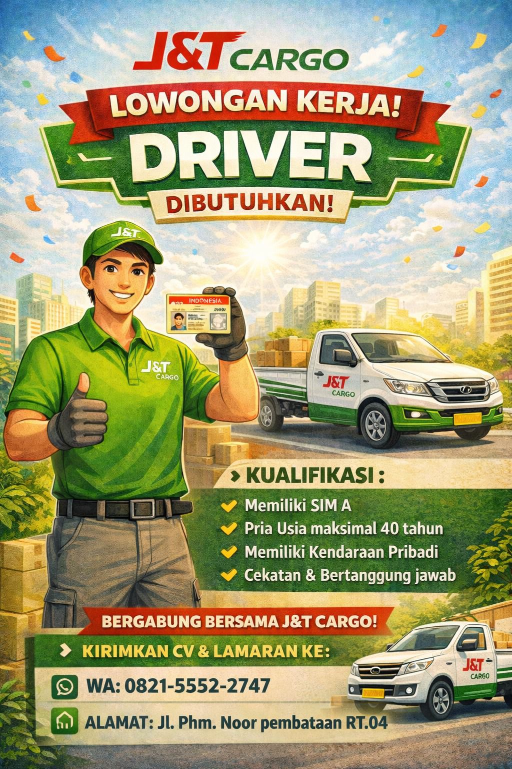 Lowongan Driver JNT